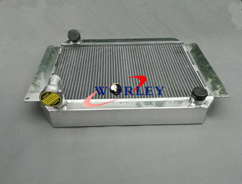 Chevy Corvette 350 V8 56mm Aluminum Radiator & Fan (1955-1960)