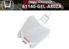 Honda CRF50F Front Number Plate White (2013–2021)