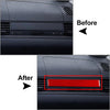 BMW 3 Series Red Co-pilot Dashboard Panel Cover Trim (1991-1999)