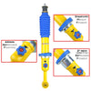 Toyota Hilux Vigo REVO 2005-2023, STD / 1-2" Lift 4-Step Shocks