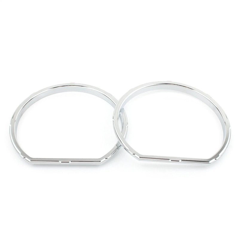 Harley Street Glide 4 x Chrome Gauge Bezel Kit (2014 - present)