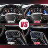 Dodge Charger Challenger Steering Wheel Shift Paddle Extension Trim Set (2015-2023)