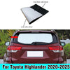 Toyota Highlander Rear Windshield Privacy Sunshade (2020–2025)