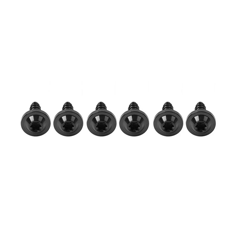 Fastening Black 6 x M5x15mm Titanium Torx Head Self Tapping Screws
