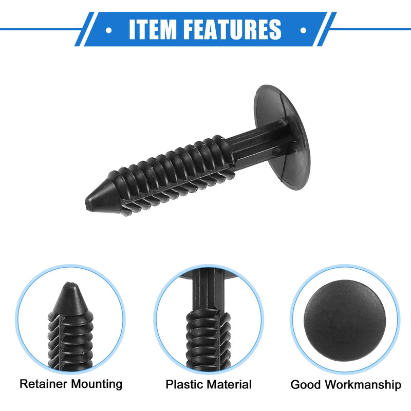 Ford Mustang (2005-2006) Black 10 x Canopy Seal Buckle Clips