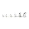 195Pcs M2/3/4/5 Thimble & 6-Size Aluminum Crimping Loop Sleeves