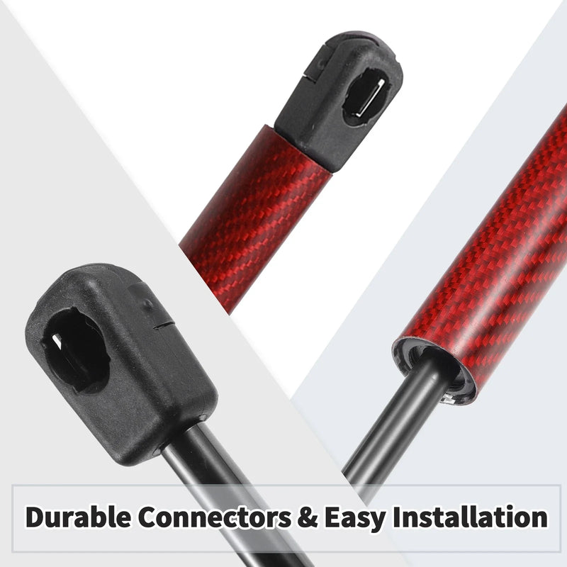 Jeep Wrangler (JK) 2007-2018 Red Front Hood Lift Supports