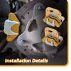 Polaris Sportsman Front Brake Calipers w/Pads (1993-1998)