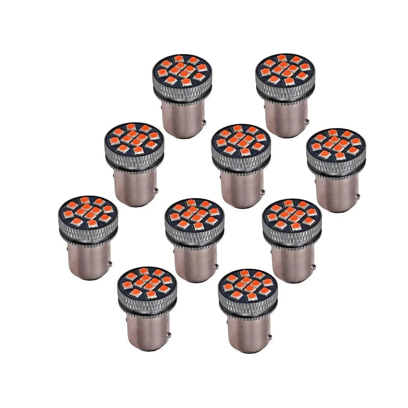 Car 10 x 1156 Red LED Brake Stop Tail Light Bulbs