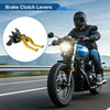 Honda Solid Gold Tone Adjustable Short Brake Clutch Levers