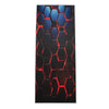 Car Honeycomb Print Door Window Center B-Pillar Covers