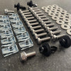 Nissan Navara NP300 Floor Pan Cover Stainless Steel Bolts Clips (2016–2016)