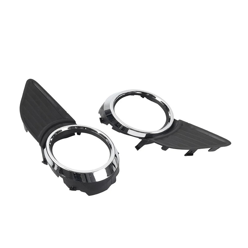 Toyota Sienna Front Fog Light Bezel Cover  Black/Chrome (2011-2017)