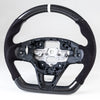 Ford Focus Kuga Steering Wheel Carbon Flat Bottom Suede (2020-2023)