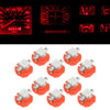Car Instrument Panel 10 x B8.4D Red LED Dash Light Bulbs