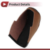 BMW 3 Series E90 (2004-2012) Brown Faux Leather Car Gear Shift Knob Cover 1 Pc