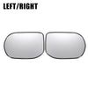 Honda Civic Left Right White Mirror Glass w/ Back Non-heated (2006-2011)