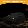 Toyota Yaris Black Aluminum Film Car Cover Waterproof All Weather
