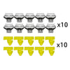 Nissan Juke 20pcs/set Plastic Moulding Clips (2010–2019)