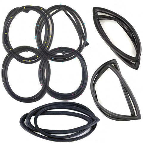 Windshield Rubber F+R Door Rubber 7PCS Fits Nissan Patrol Safari Y60 1987-97 D05