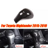 Toyota Highlander Carbon fiber Gear Shift Knob Cover Trim Decor (2015–2019)