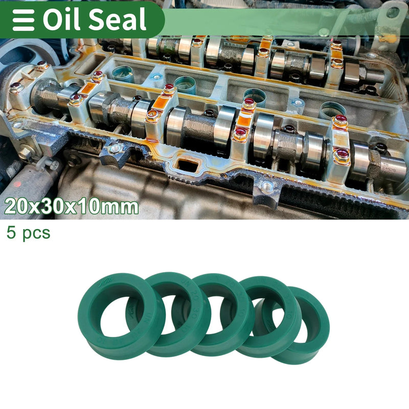 Oil Seal 20x30x10mm 5 Pcs Seal Ring Rotary Shaft Seal TPU