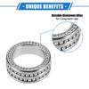 Toyota Camry 4pcs AC Audio Volume Tune Switch Knob Ring Cover Silver Tone