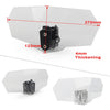 Universal Clear Adjustable Windshield Extension Spoiler Deflector (N/A)