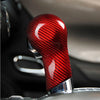 Camaro 2010-2015 Red Real Carbon Fiber Gear Shift Head Cover Knob Trim fit