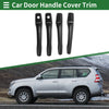 Mitsubishi Lancer EVO Carbon Fiber Black Door Handle Cover Trim (02-07)