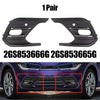 2GS 2 x Chrome Front Bumper Fog Light Frame Cover (2021–2023)