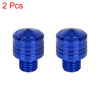 Motorbike Motorcycle 2pcs 10mm Blue Mirror Hole Plugs