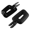 Harley Softail Fat Bob 2018-2025 Black Driver Rider Foot Pegs