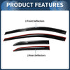 Toyota Corolla Window Deflectors 1 Set (2020)