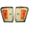 Toyota Hilux 1988-1991 Grey Trim Corner Indicator Park Lights Pair