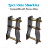 Toyota Hilux KUN26 Rear Extended Shackles 2" Lift (2005-2015)