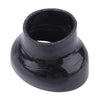 Black 2.5"-4" 63mm-102mm Straight Reducer Turbo Coupler Silicone Hose