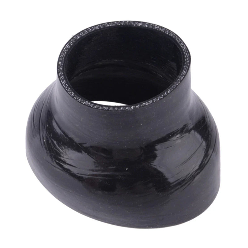 Black 2.5"-4" 63mm-102mm Straight Reducer Turbo Coupler Silicone Hose