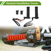 Motorcycle Heated Handlebar Grips Cover TPU ABS Metal Black