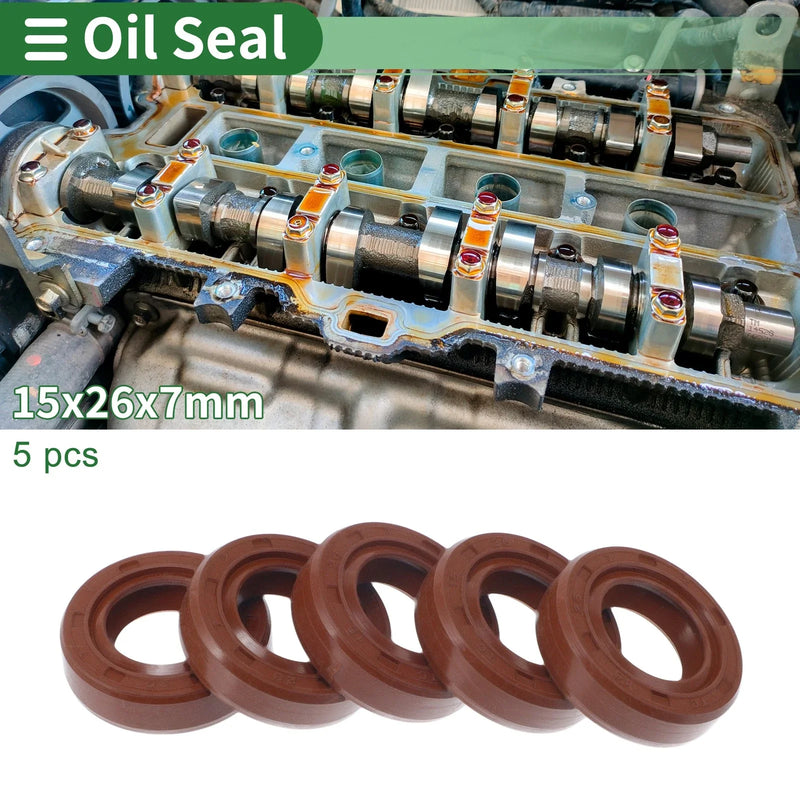 Make Model Oil Seal / 15x26x7mm / Seal Ring Rotary Shaft Seal FKM Rubber