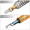 Motorcycle 2 x 3cm Universal Shock Absorber Riser Extender Silver Tone