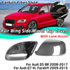 Audi Q5 Q7 8R Carbon Style Side Mirror Cap Covers (2009–2017)
