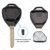 Toyota Hilux / Yaris (2005-2009) 4D-67 Remote Car Key