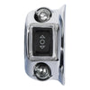 Harley Touring Sportster Dyna Chrome Clutch Bracket Switch ON/OFF Button