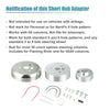 Tilt Steering Wheel for GM Chevy 5 & 6 Hole Short Hub Adapter