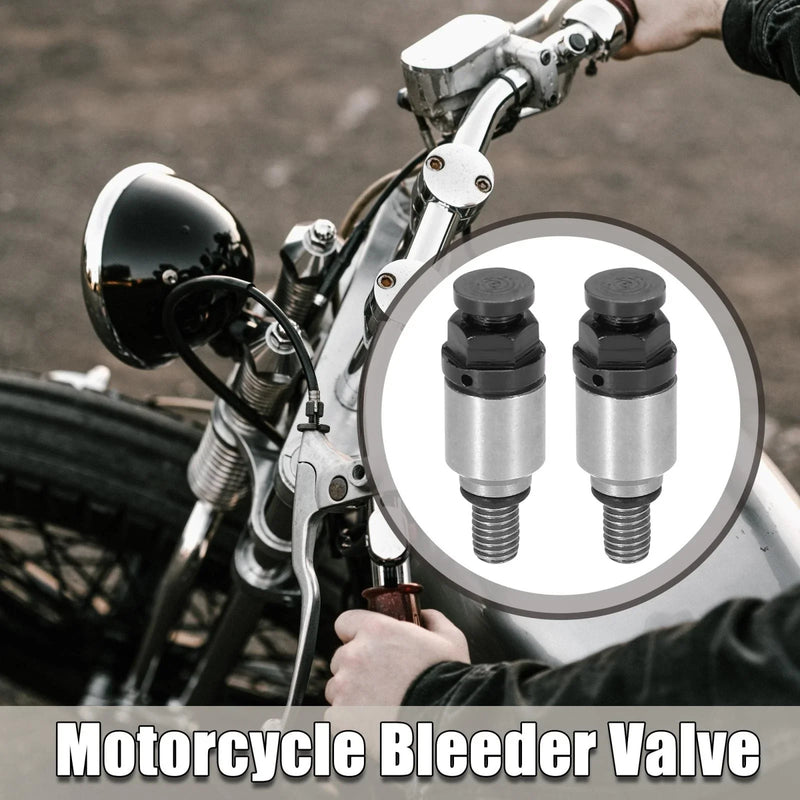 Honda Yamaha M5x0.8 2 x Fork Air Bleeder Valve