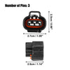 Toyota 3 Pin Speed Sensor Connector Adapter Plug