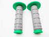 Suzuki RM500 Green Grey Hand Grip Set (No Year Specified)