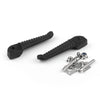 Suzuki GSXR 1000 600 750 Black Aluminum Rear Footrests (2001-2023)
