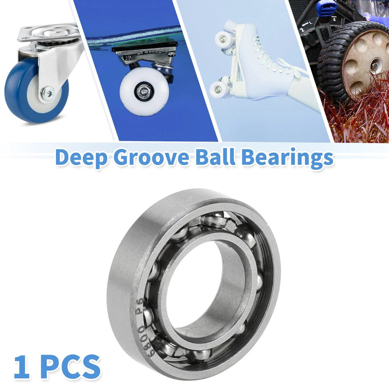 Scooter Skateboard Wheel 6800 Deep Groove Ball Bearings 10x19x5mm